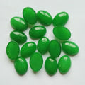 New Flat Back 13*18mm Jade Oval Cabochon Change Stone Crafts