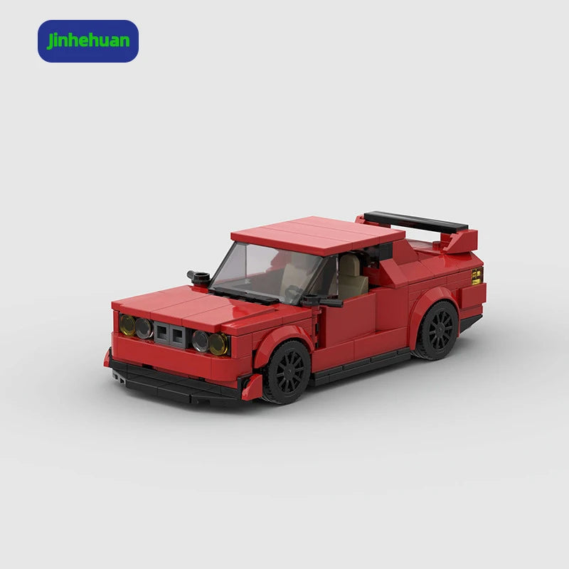 Creative New Design Toys Educational Kids Children Moc Bricks Model Red Sports Car for Adult Gift Car Building Block Sets