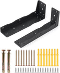Floating Cabinet Brackets Shelf Support Heavy Duty  Hidden Shelving Strengthen Supports for Cabinets Shelves Countertop