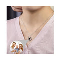 Oem Personalized Picture Projection Pendant Photo Necklace Jewelry Custom Love Heart Locket Projection Necklace