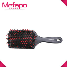 Wholesale Black Plastic Paddle Hair Brush Air Cushion Massage Custom Heat Resistant