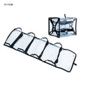 FAMA Direct Supplier Custom logo Portable Cosmetic Bag Lipstick Holder Nail Polish Holder Folding Transparent Makeup Brush case