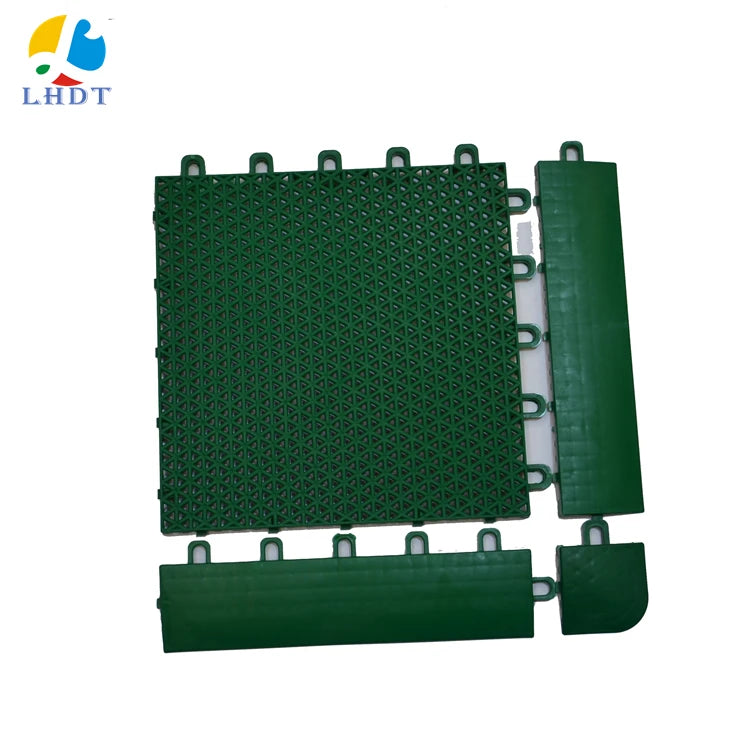Polypropylene Plastic Outdoor Sports Tiles square Backyard Decking Carpets Interlock Floor