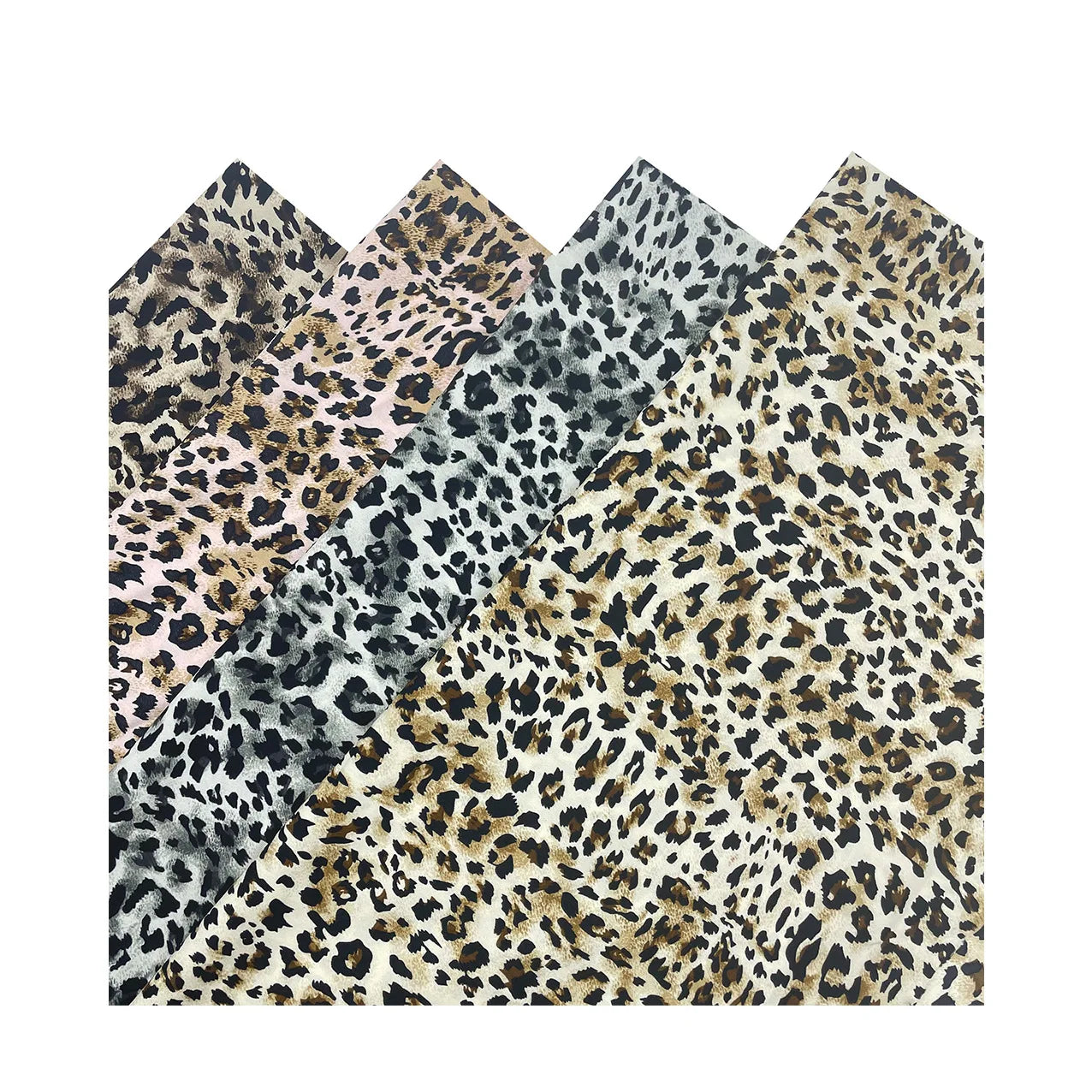 New Trend Jacquard Chiffon Fabric Custom Pattern Leopard Print Lightweight Polyester Viscose Woven Twill Dot for Women's Dresses