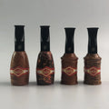 Custom Different Gauges Cigar Smoking Holder Colorful Briar Wood Cigar Mouthpiece With Filter
