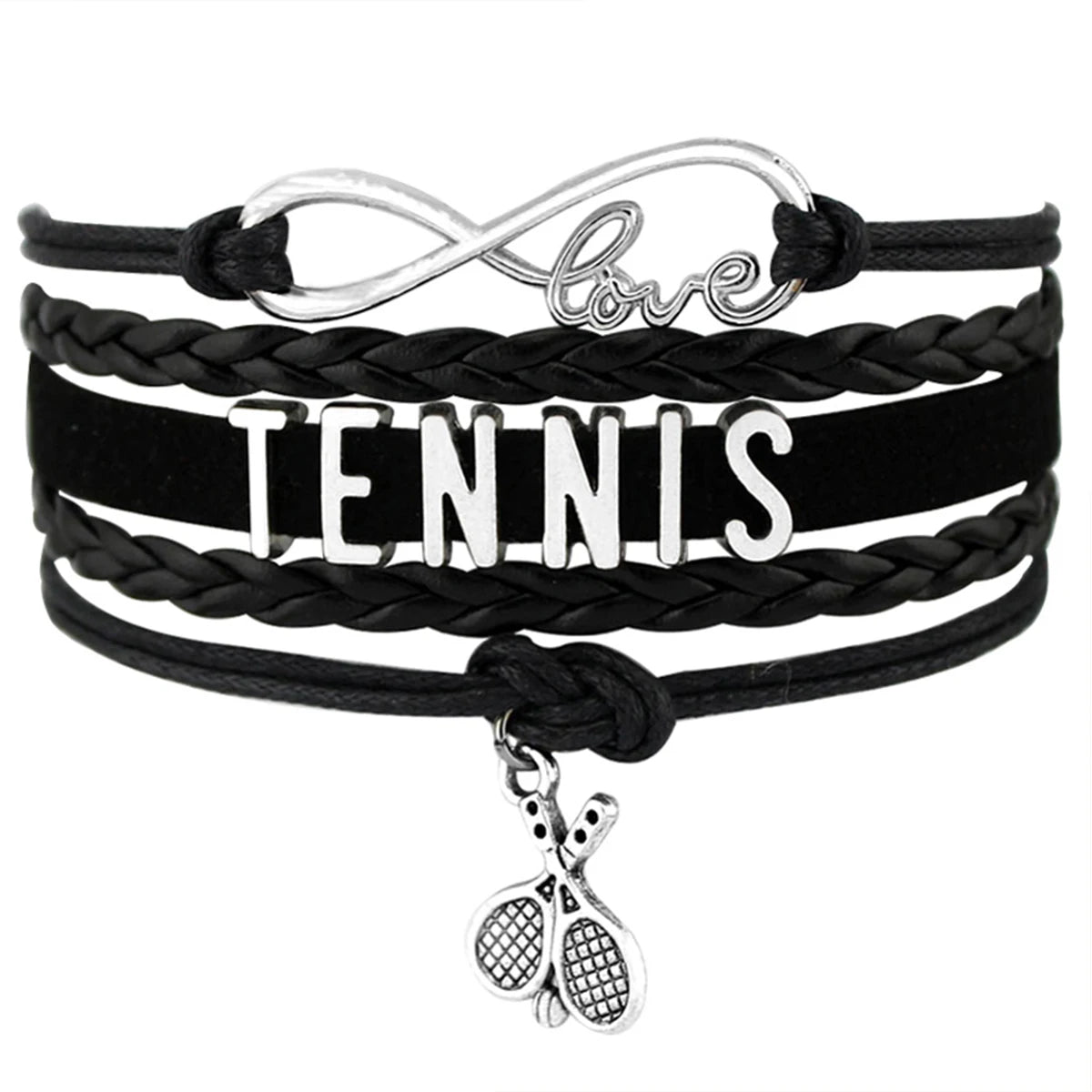 Infinity Love Tennis Bracelet for Women Factory Drop Shipping Fashion Charm Bracelets Perfect Gift for Tennis Players Moms