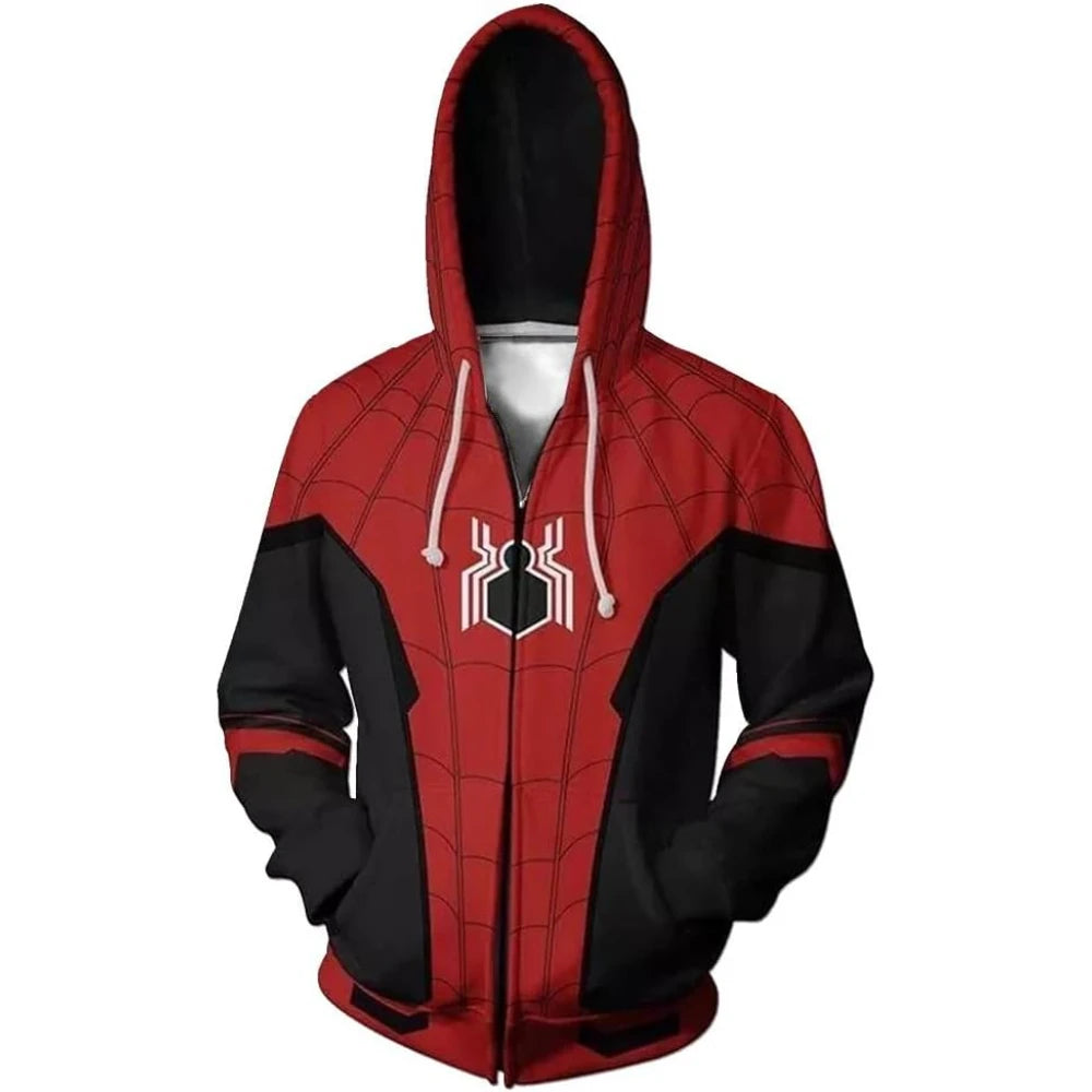 Fitspi Wholesale Unisex Zip Hoodie Cos Anime 3d Printed Sweatshirt Pullover Dropshipping