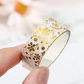 Scrapbooking Supplies Silver Washi Tapes Japanese Wholesale Custom Printed Stationery Craft Tape