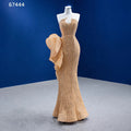 Jancember RSM67444 Prom Gowns Elegant Sleeveless Designer Womens Full of Pearls Gown Evening Dress