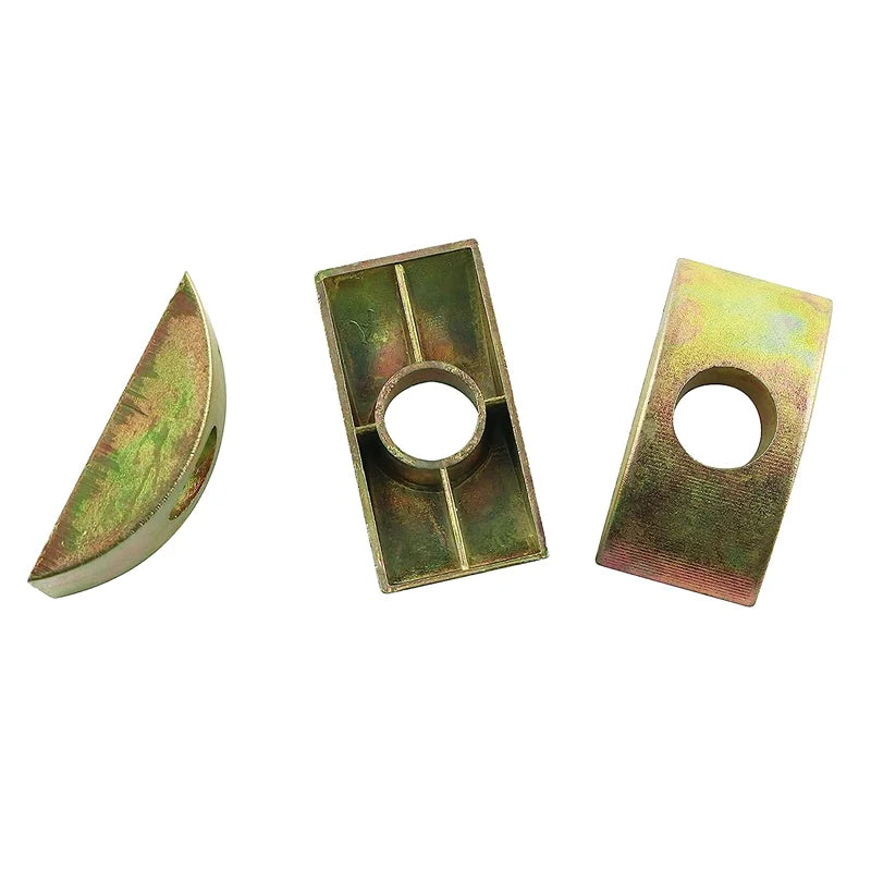 M6 M8 Bonded Plain Finish Steel Furniture Connector Half Moon Nuts & Washers Zinc Plated Spacers