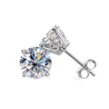 2ct Minimalism Moissanite Fashion Earrings With GRA Certificate Set Jewelry Necklace Earrings Set Moissanite Earrings