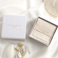 PandaSew Custom logo Printed Luxury Paper Packaging Jewelry Box & Microfiber Jewelry Pouch