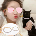 Wholesale Luxury Diamond Rhinestone Stocked Match Owner and Dog Pet Necklace