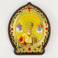 HT Orthodox Icons Religious Souvenir Aluminum Alloy Relief Religious Decoration Customization Jesus Santa Maria