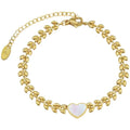 Stainless Steel Bracelet for Women INS Style Multicolor Zircon Inlaid Fashion Jewelry Mixed Style Accessories for Woman Daily