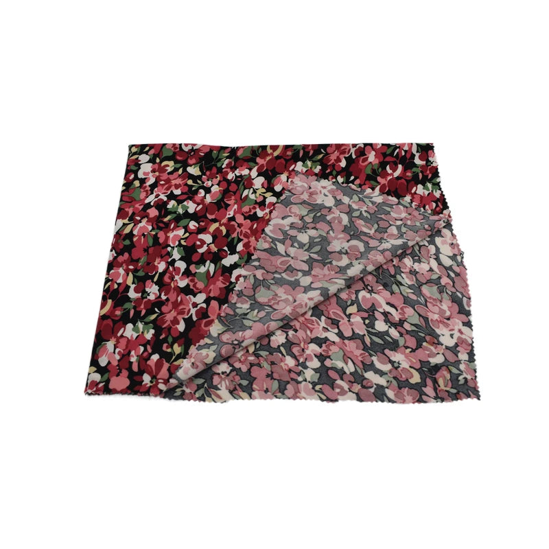 Oeko Cert New  95% Polyester 5% Spandex Printed Poplin Knitted Fabric clothes