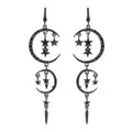 2021new Style Whole Sale Jewelry Earrings Gemstone Crystal Diamond Moon Star Drop Stud Earrings for Women China Supplier