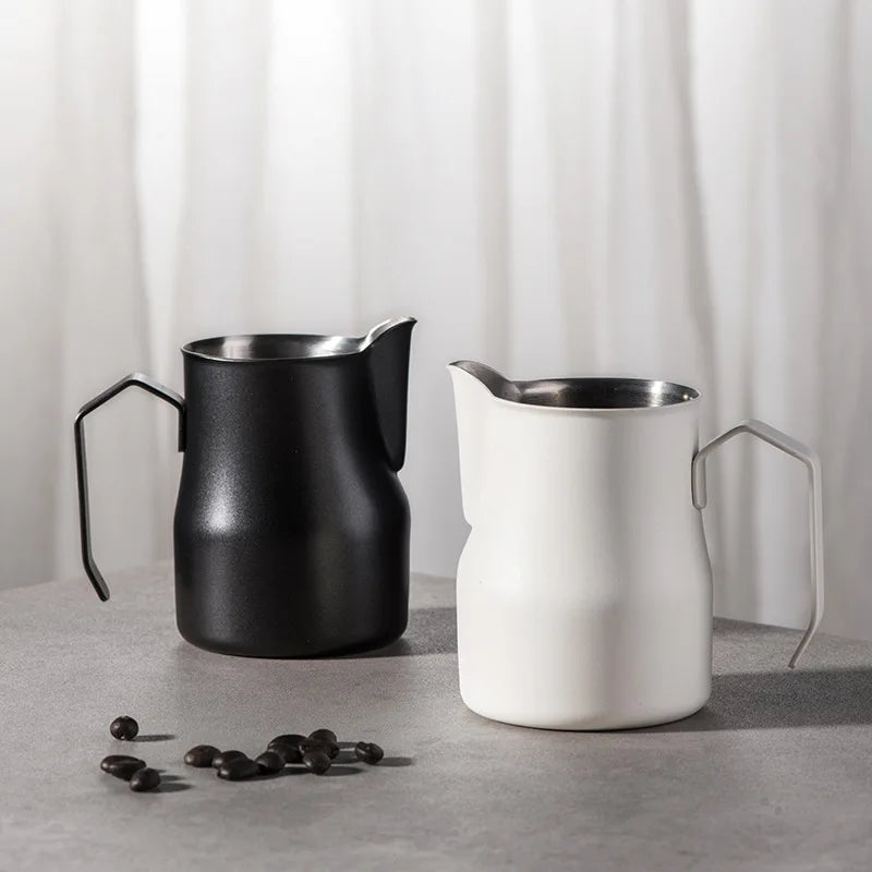 Italian Espresso Milk Frothing Frother Steaming Milk Pitcher Latte Cup Jug for Cappuccino Latte Art