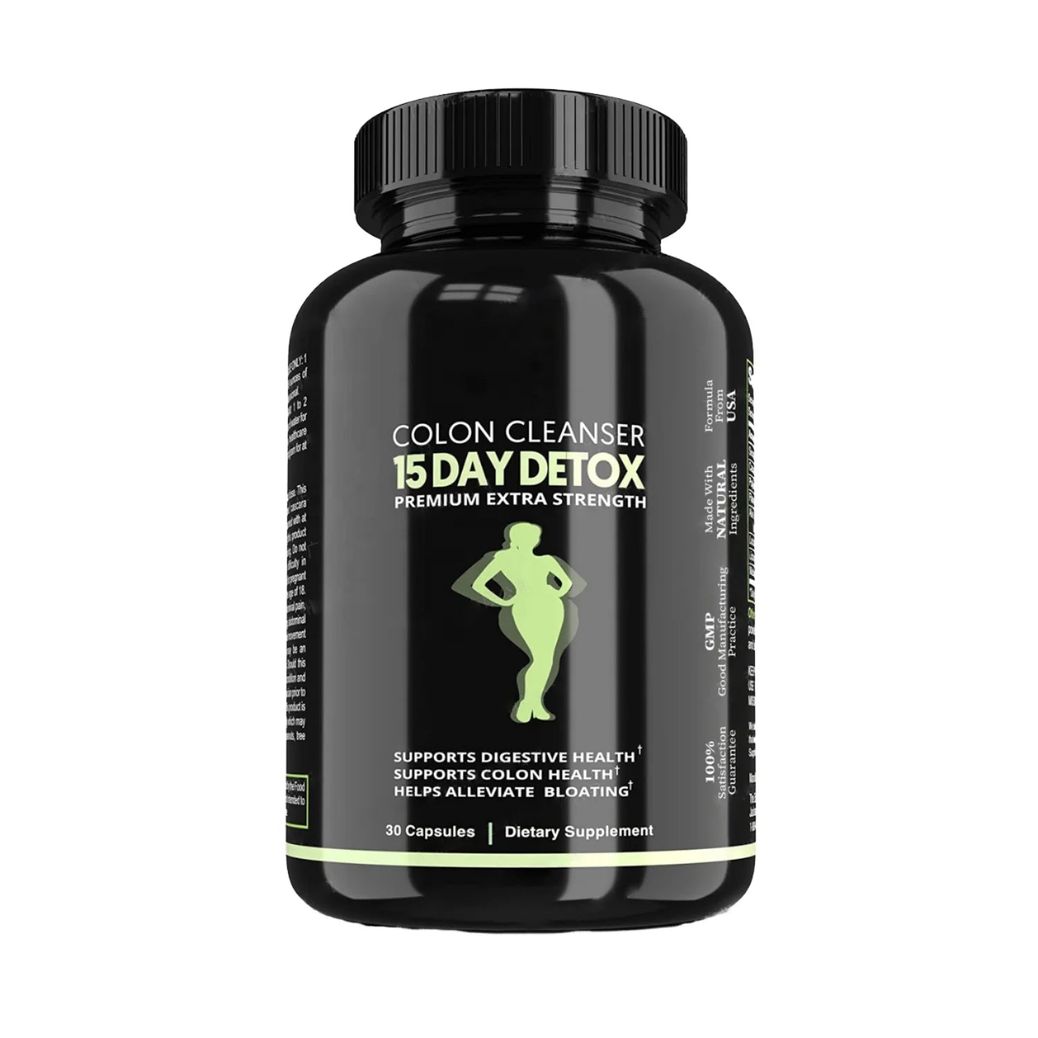 OEM ODM Natural Herbal Supplements Premium Extra Strength Colon Cleanser 15 Day Detox Capsule Antioxidant Flat Abdominal Colon