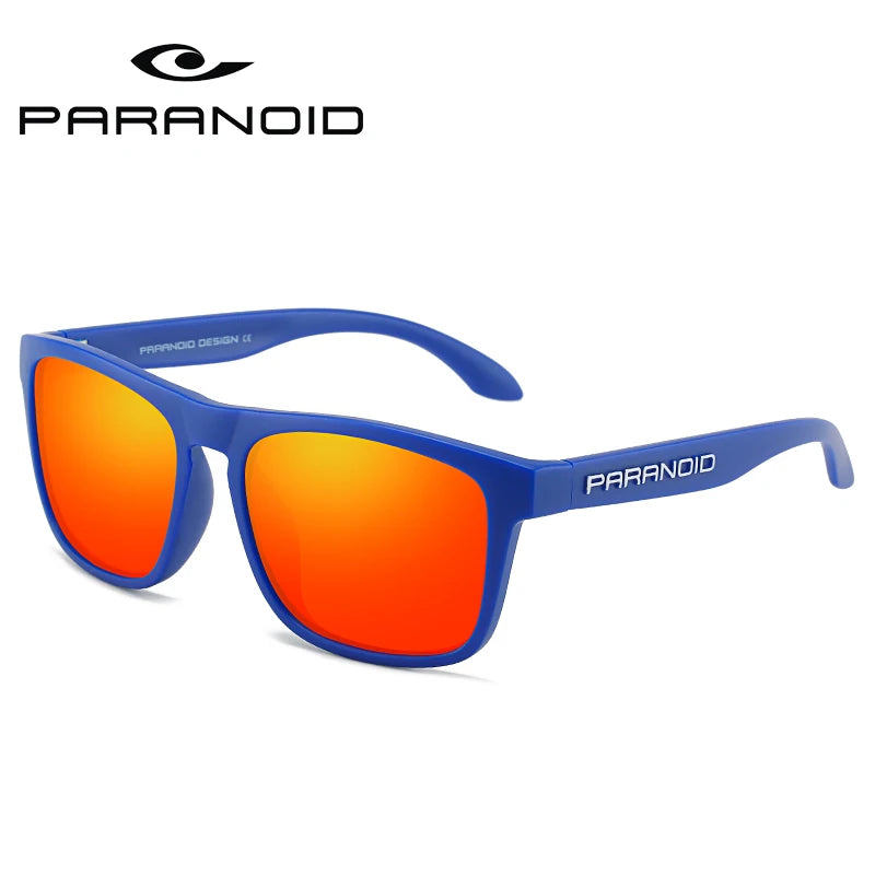 PARANOID  Fashion New Model Men Shades Sunglasses 2026 Polarized UV400 Dubery Bucking Sunglasses Custom Label Orange SUNGLASSES