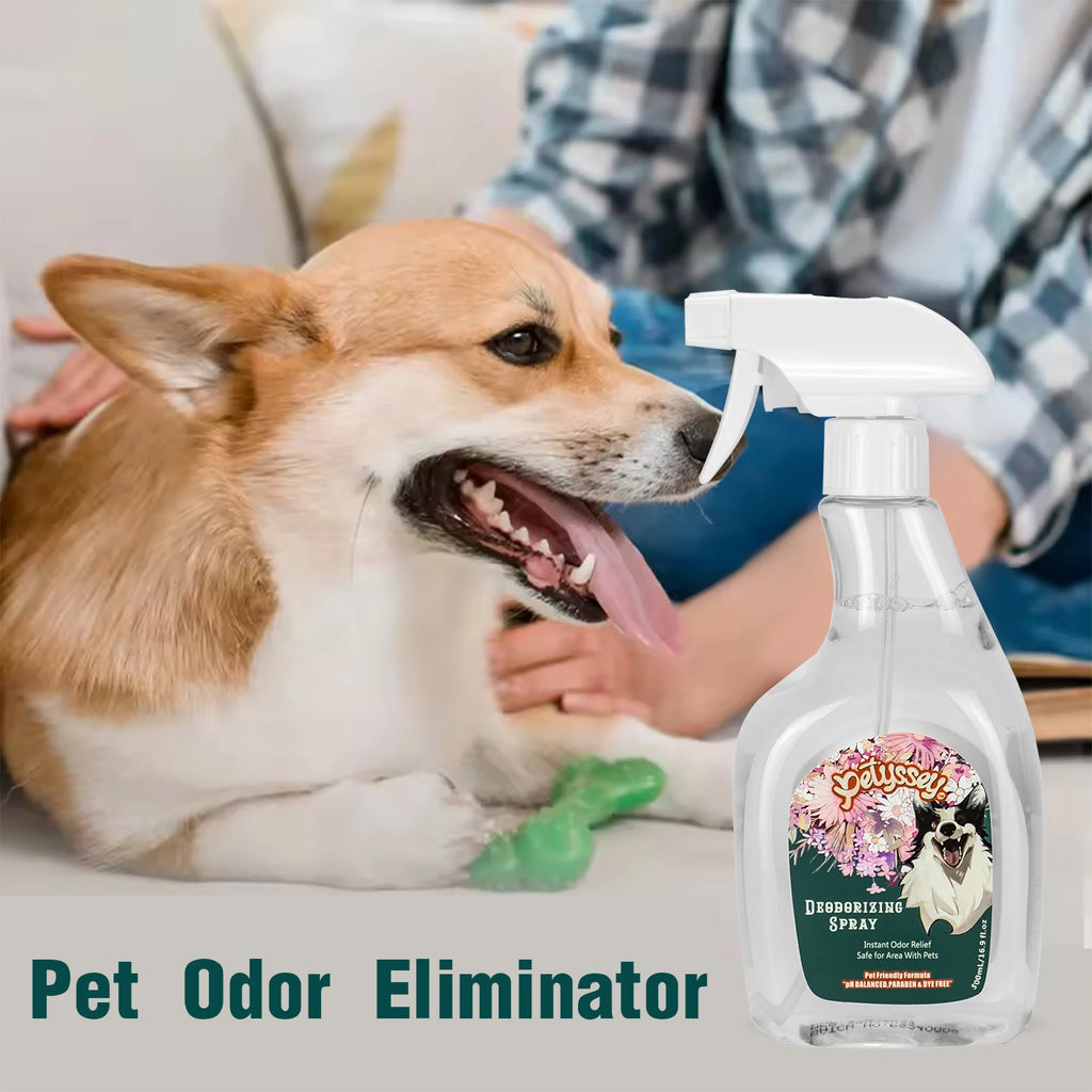 Natural Organic Eco-Friendly Luxury Plastic Pet Perfume Deodorant Spray 500ml Stain Odor Remover Urine Odor Eliminator for Dogs