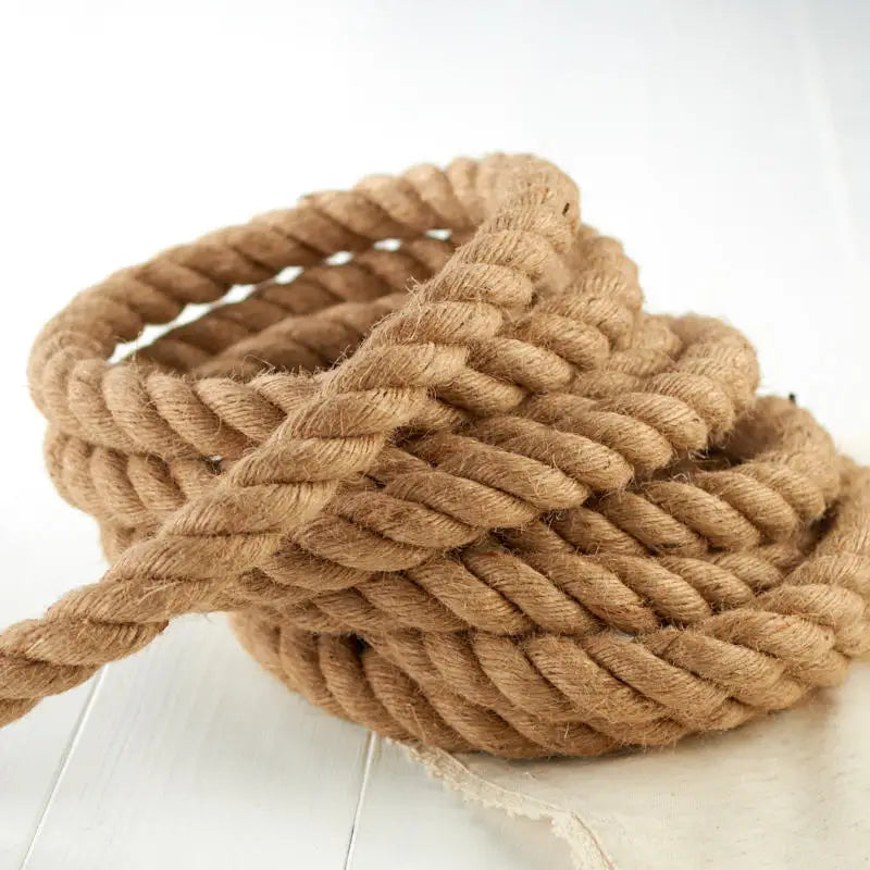 Factory Directly Gardening Natural Sisal Rope Burlap Style Jute Twine 1-50mm Hemp Twisted Rope DIY Manila Rope for Light Decor
