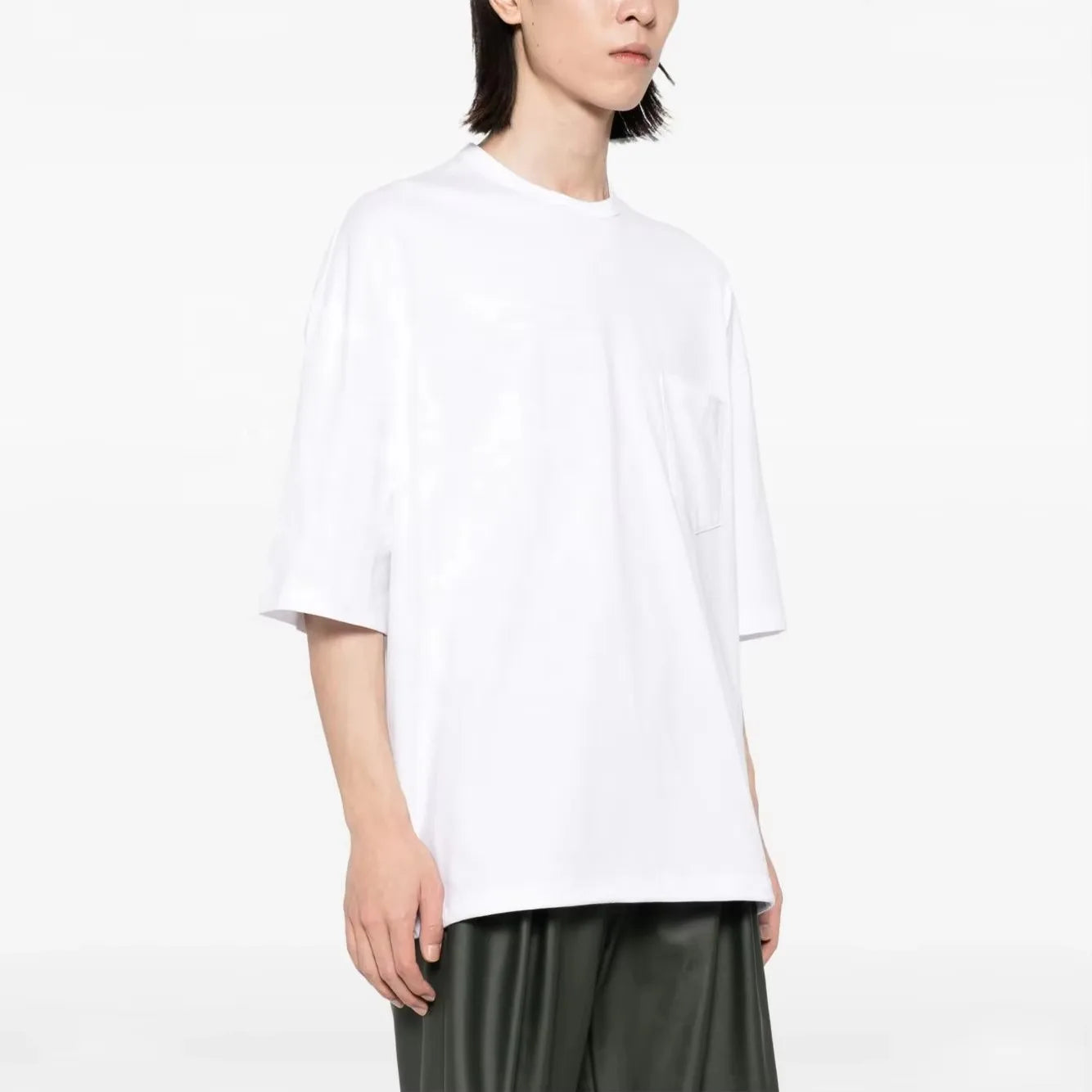260 Gsm Plus Size Heavyweigh 61%cotton Tee Oversized Luxury t Shirt 3d Puff  Solid logo Colors Half-sleeved Men's T-Shirts