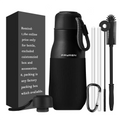 Food-grade Insulated Water Bottle High-value Double-wall Stainless Steel Thermos for Students