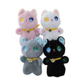 Peluches Al Por Mayor Plush Cat Keychain Toy Kawaii Cute Soft Fluffy Cat Keychain Pendant Stuffed Animal Toys Children's Gift