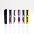 Hot Sale 5ml 8ml Multi Color Portable Mini Aluminum Spray Bottle Round Travel Refillable Perfume Bottles Pump Sprayer