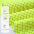 300D Ripstop Oxford Fabric High Visibility Bags Fluorescent PU Coating FR Anti-Static Waterproof for Cars Shoes Upholstery Tents