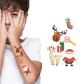 Christmas Theme Tattoos Temporary Custom Waterproof Party Children Body Arms Tattoo Stickers