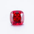 Handmade Pigeon Blood Red Ruby Gemstone Precious Loose Cushion Cut Stone Heat Treated