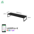 Hot Sale Aquarium Accessories Fish tank Lamp with Extendable Bracket RGBUV Led Aquarium Light Week Aqua L600 Pro