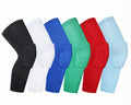 Wholesale Anti-Slip EVA Honeycomb Gym Running Hinge Knee Brace Compression Volleyball Knee Sleeves Basketball Knee Protection