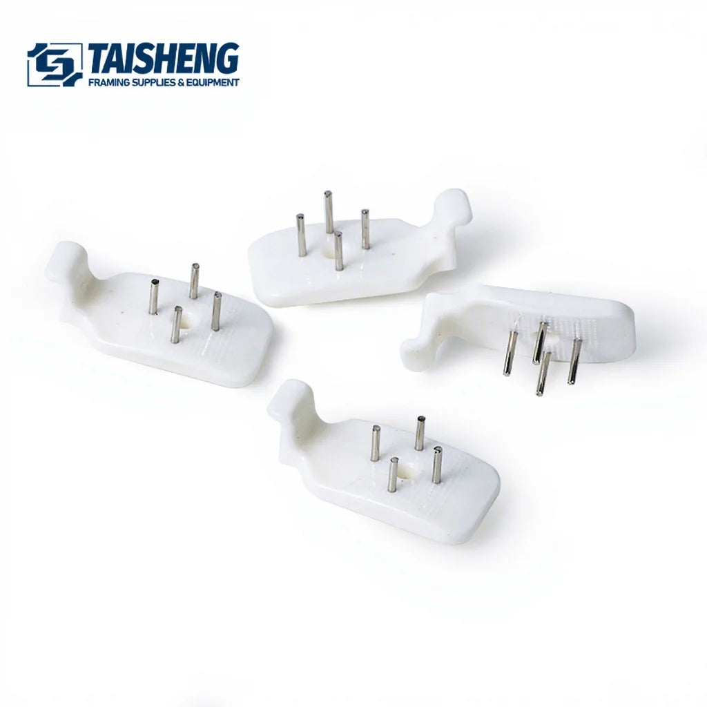 TS-H39A Invisible Plastic Wall Hooks with Nail ABS Finish Plain Traceless Design Plastic Hook