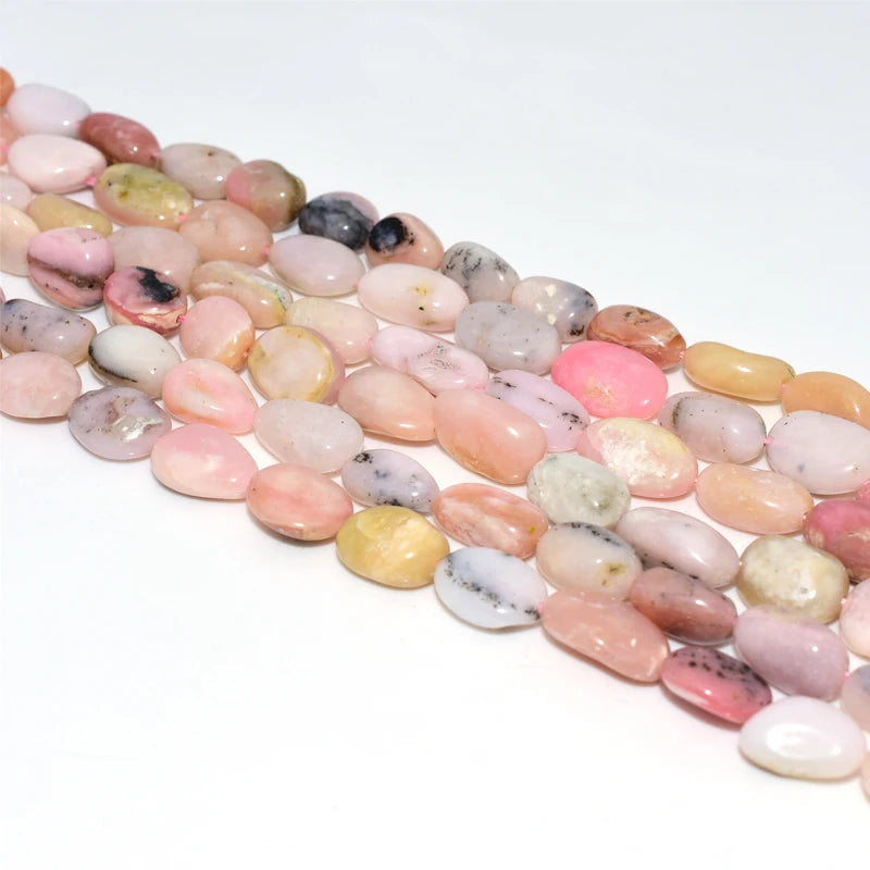 Wholesale 6*8 / 8*10mm Natural Pink Opal Loose Gemstone Beads for DIY Jewelry