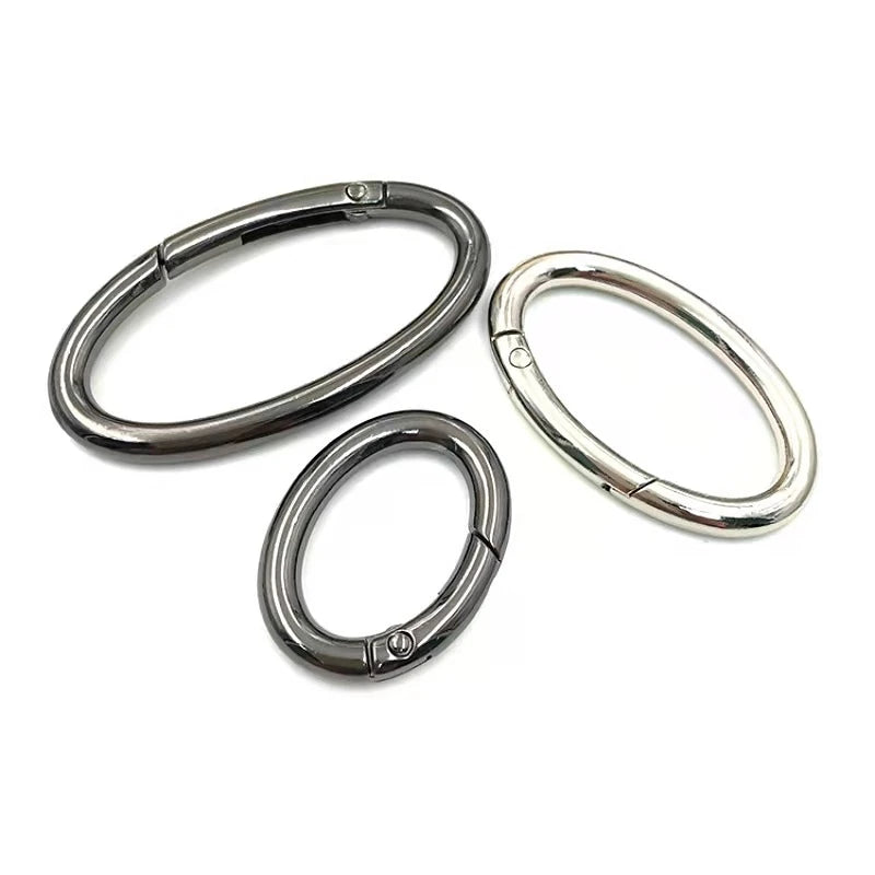 Metal Spring Mountaineering Zinc Alloy Oval Spring Clip