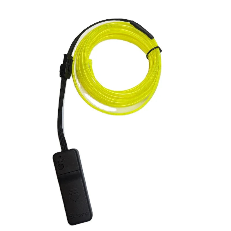 El Wire Factory 2.3 mm 10 Colors 3 m El Soft Wire with Battery Inverter
