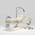 Facial Bed Beauty Salon Spa Lash Furniture Table Beds Electric Lifting Chair Bed Synthetic Leather 3 Motor Warehouse Hotel