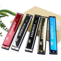 Cheap Price Custom Wind Musical Instrument 24 Holes C Key Chromatic Metal Harmonica for Kids MegaBDM