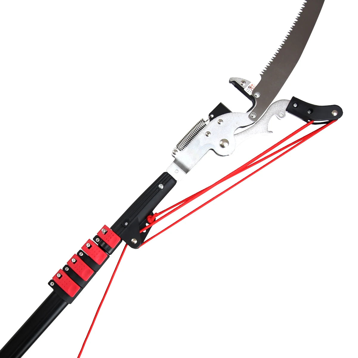 Extentool 2026 18FT Extension Long Handle Tree Trimmer Pole Saw with Pruner for Extendable Paint Roller
