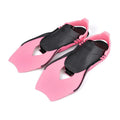 Open Fins for Kids Multifunctional Short Blade TPR Swimming Training Diving Equipment with Portable Storage Diving Fins