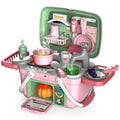 2024 Wholesale Hot Selling Pretend Play Preschool Sets Kids Kitchen Toy DIY BBQ Makeup Handbag Pretend Toys for Kid
