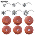 Gaby s 925 Sterling Silver Nose Ring Diameter 6mm 8mm Nose Rings for Women Diamond Fine Fashion Jewelry Piercing Jewelry