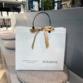 Ready to Ship Cheap Tote Bags Non Woven Shopping Bags Custom Printed Recyclable Fabric with Logo 25*23*10cm * Package Clothes