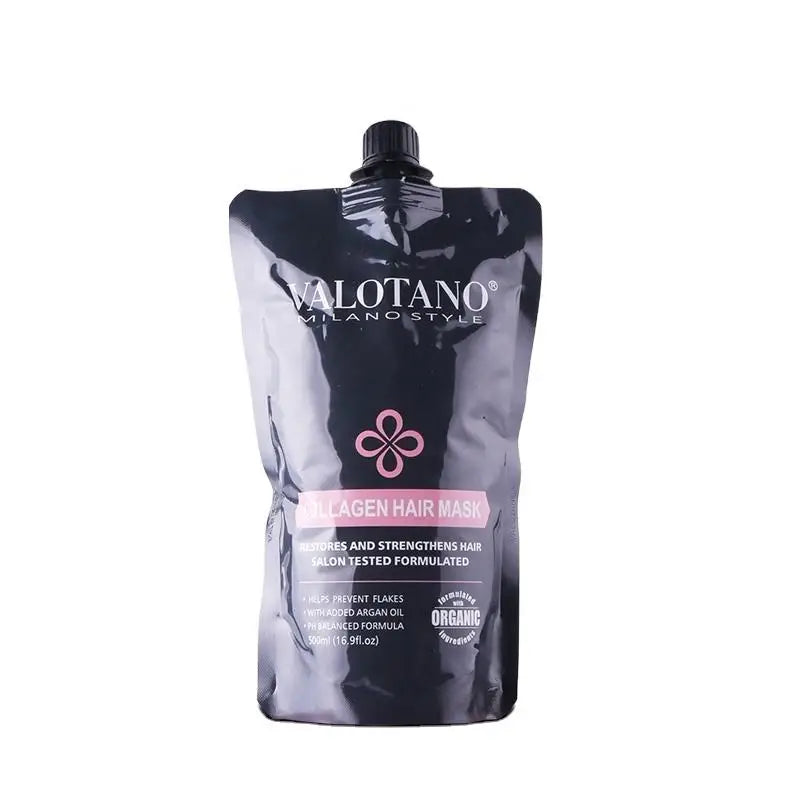VALOTANO Organic Keratin Collagen Hair Mask Cream Hair Repair & Moisturizing 500ml OEM ODM