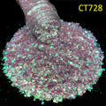 Wholesale Eco Friendly Polyester Chunky Glitter Mix Bulk Glitter for Nails Design Christmas Decorations
