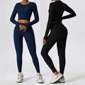 2026 Buttery Soft Breathable Solid Plus Size 5-Piece Women Yoga Workout Set High Waist Leggings with Jacket