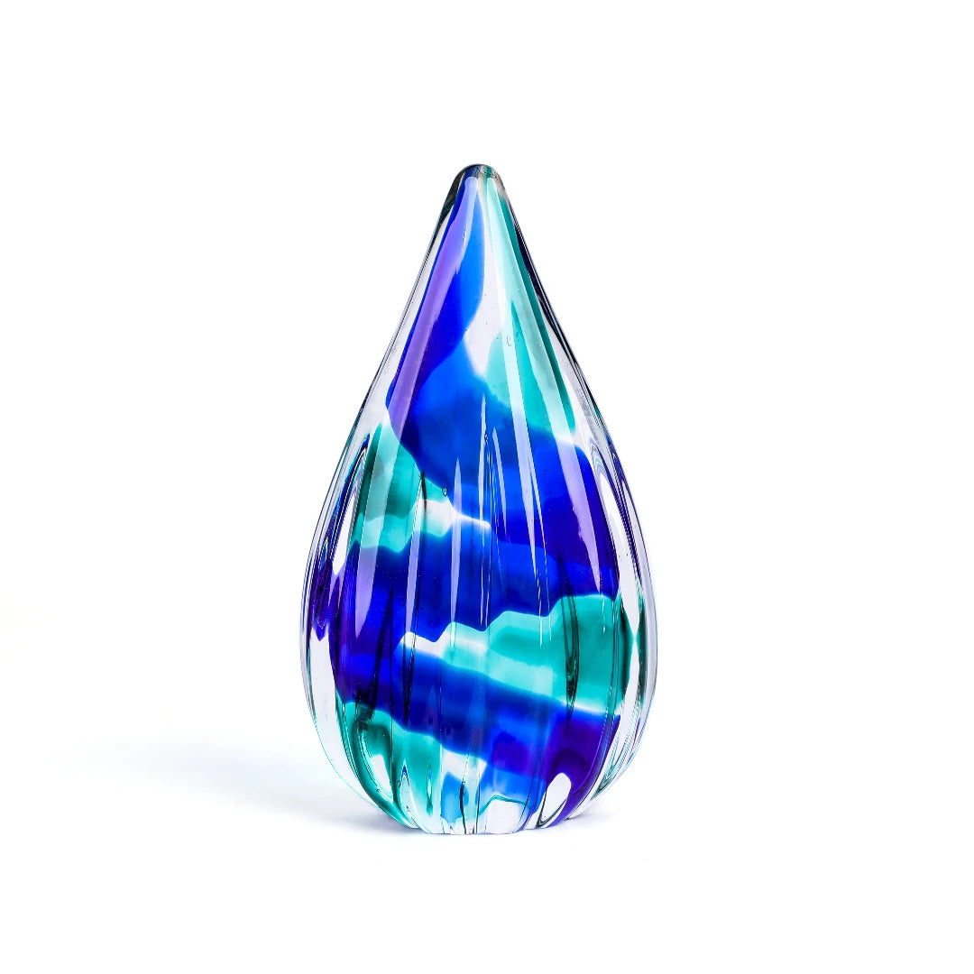 Arts and Crafts Supplies Home Decoration Accessories Blown Glass Handmade Love Water Drop Sculpture